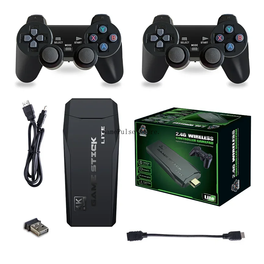 Retro Gaming Xbox Controller - GamePulse Retro Gaming Console M8-4K,Game Stick,4K