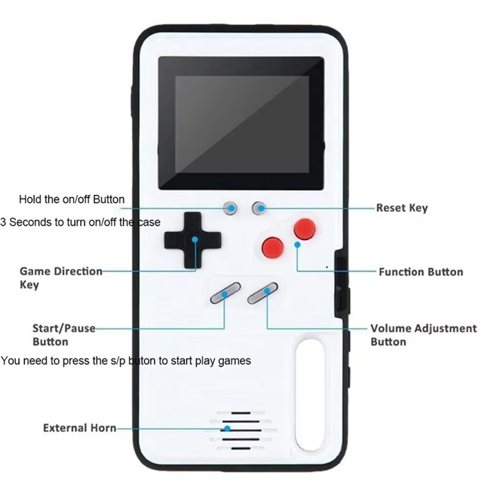 Retro Gaming Gameboy - For iPhone 14 16 15 12