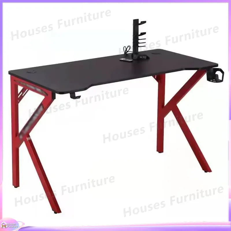 Retro Gaming Desk Setup - 90cm Gaming Desk with Casters Retro