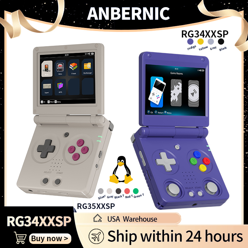 Anbernic RG34XXSP RG35XXSP Fli - đánh giá và giá Retro Gaming Kiosk