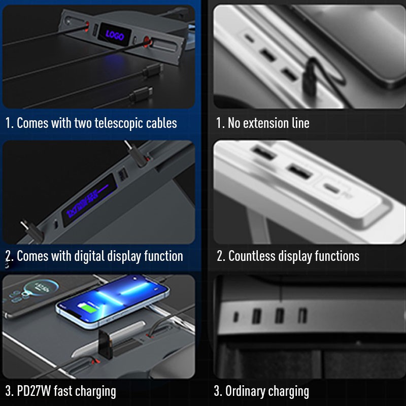 45W Central Control Fast Charg - đánh giá và giá Controller Adapter Usb