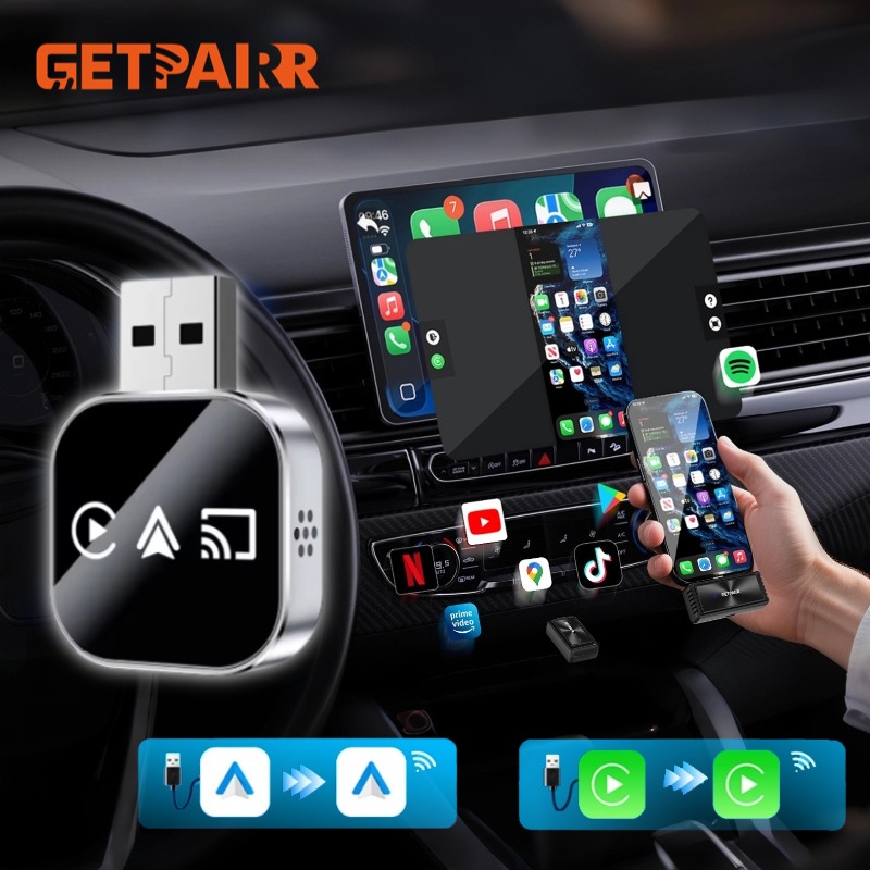 Getpairr Wireless CarPlay & An - đánh giá và giá Controller Adapter Usb