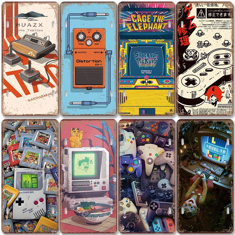 Vintage Gaming Metal Sign Retr - đánh giá và giá Retro Gaming Gameboy