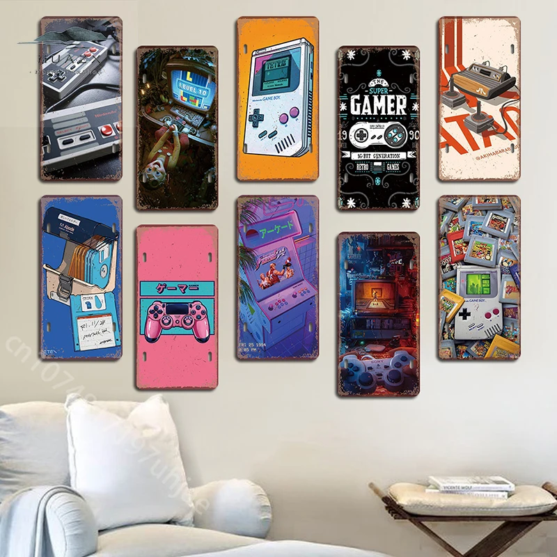 Vintage Gaming Metal Sign Retr - đánh giá và giá Retro Gaming Gameboy