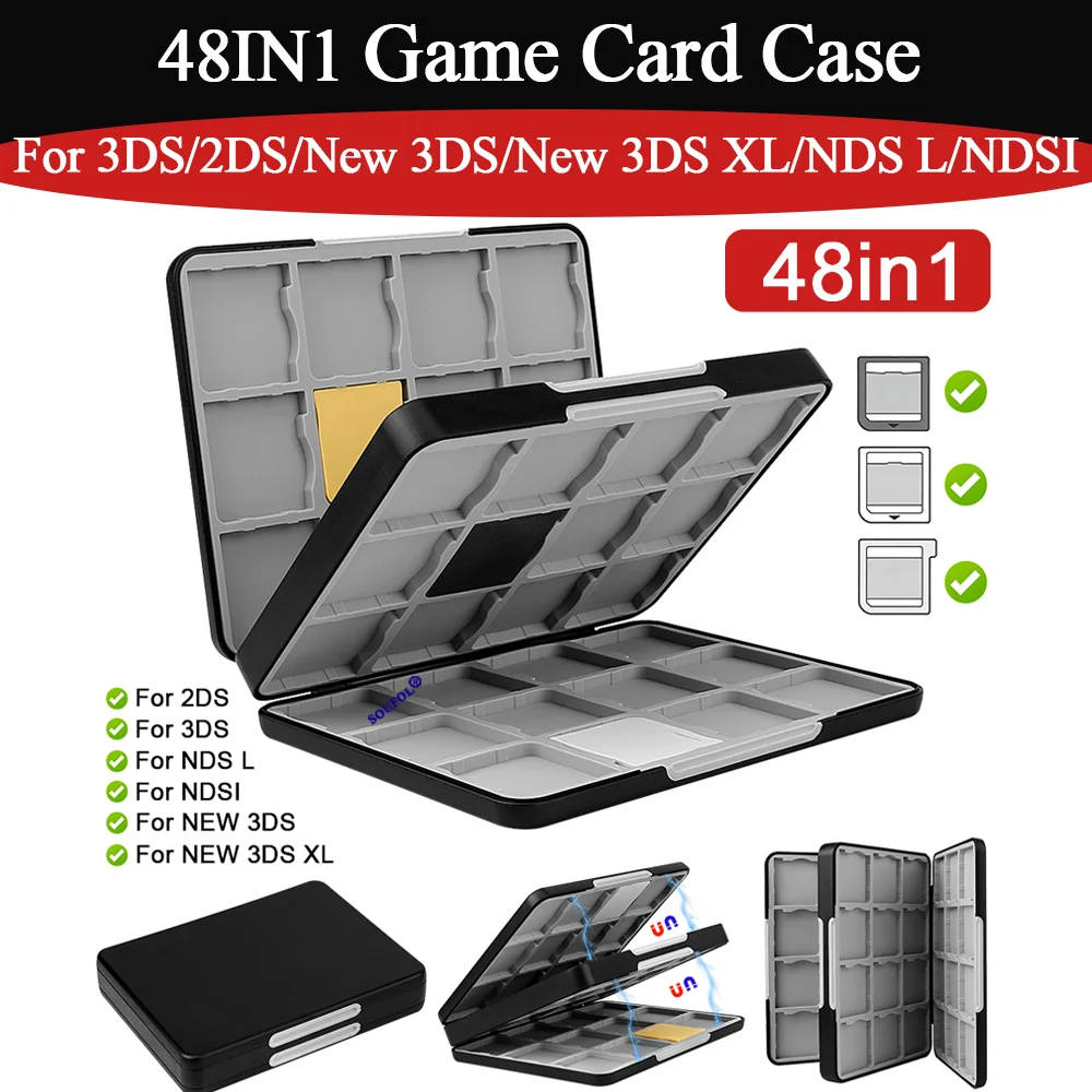 2026 New For 3DS 48IN1 Portabl - đánh giá và giá Game Boy Cartridge Holder