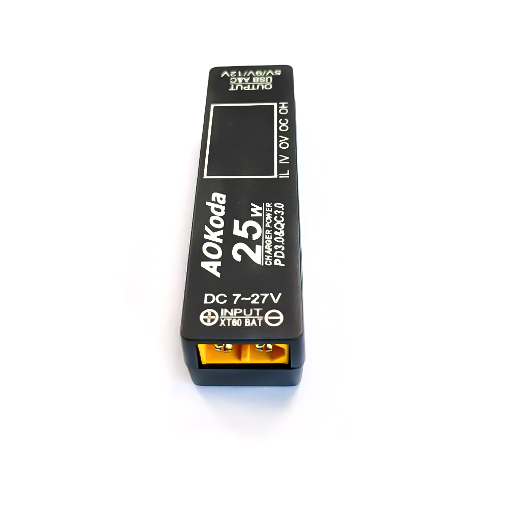 AOKoda XT60 to PD3.0 Lipo Batt - đánh giá và giá Controller Adapter Usb