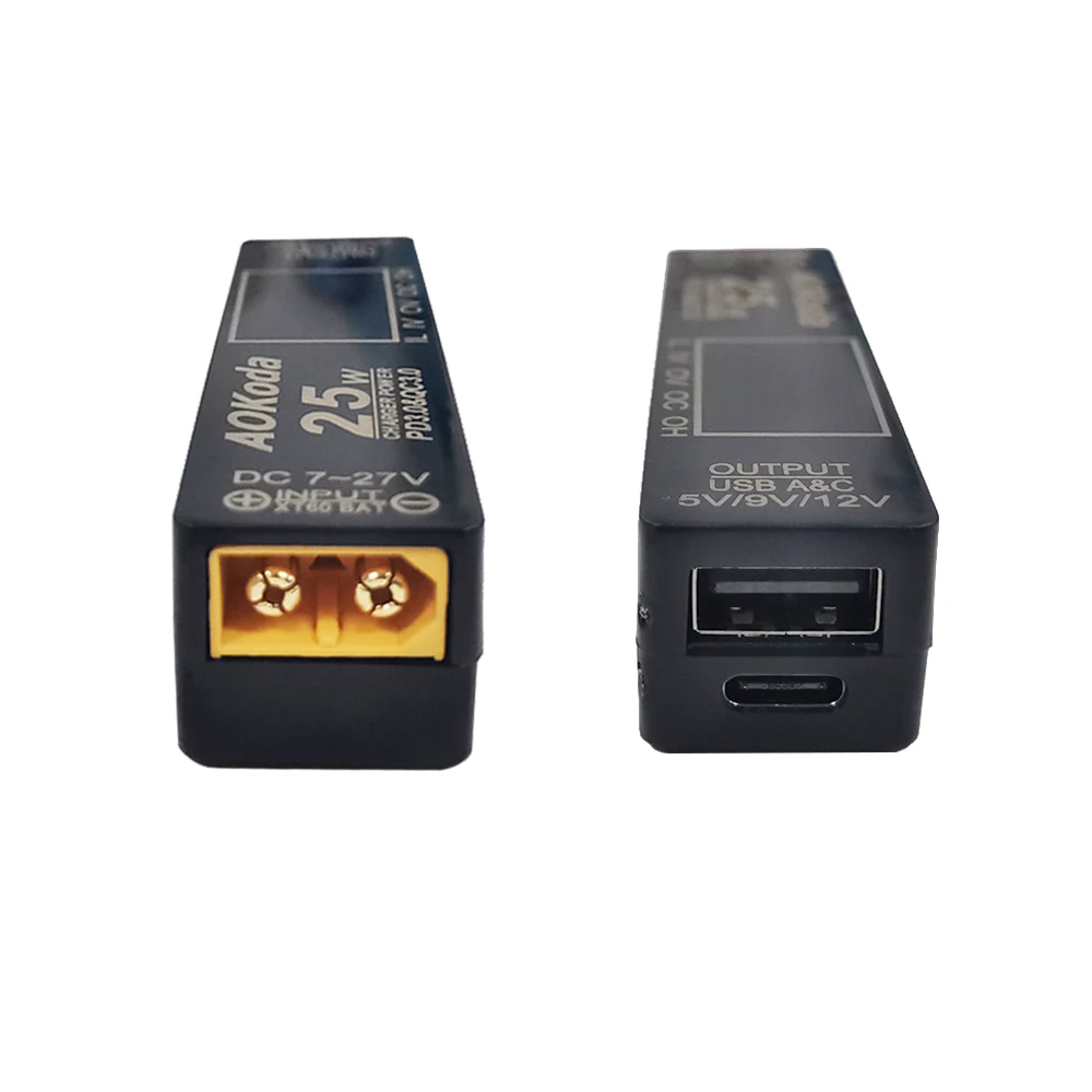 AOKoda XT60 to PD3.0 Lipo Batt - đánh giá và giá Controller Adapter Usb