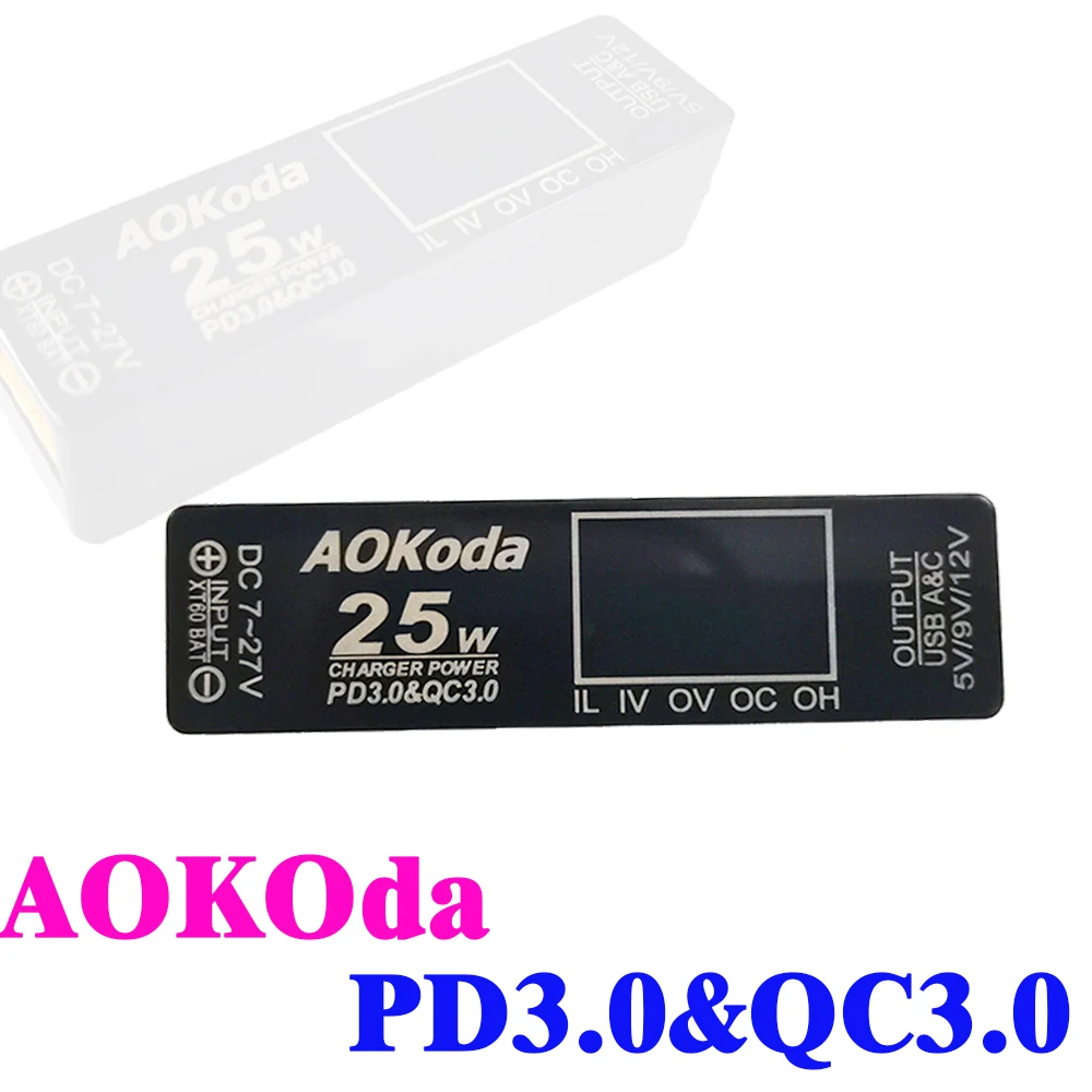 AOKoda XT60 to PD3.0 Lipo Batt - đánh giá và giá Controller Adapter Usb