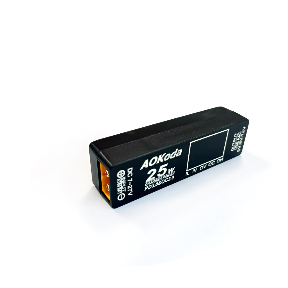 AOKoda XT60 to PD3.0 Lipo Batt - đánh giá và giá Controller Adapter Usb
