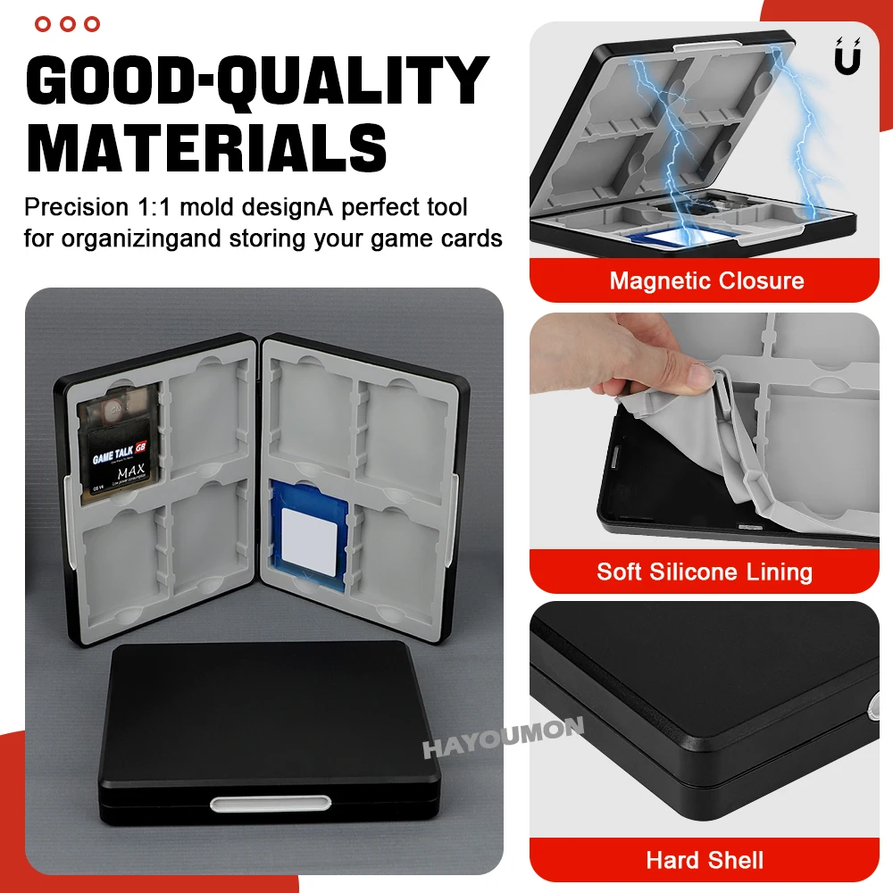 8-in-1 Magnetic Game Cartridge - đánh giá và giá Game Boy Cartridge Holder