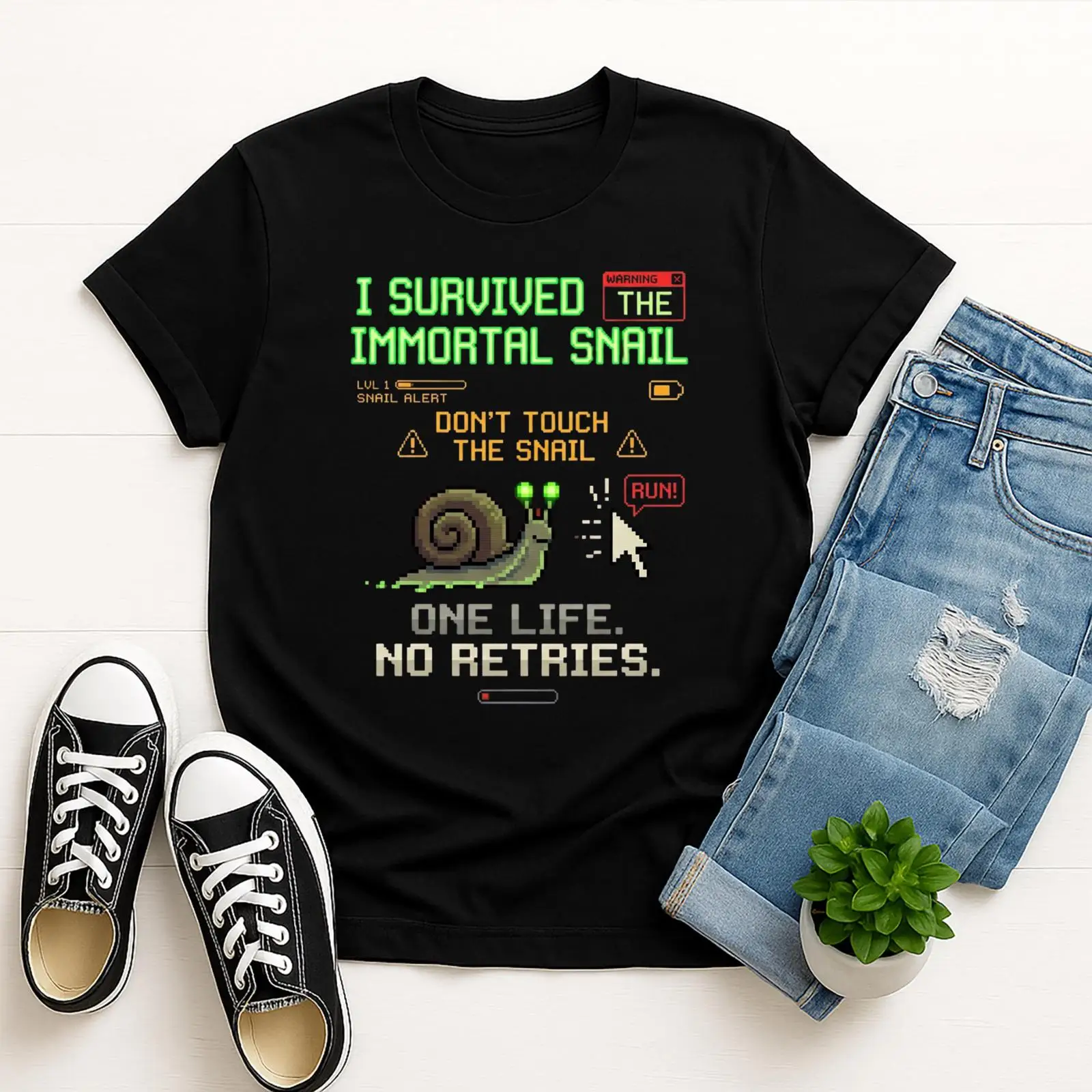 Funny Snail Meme T Shirt Retro - đánh giá và giá Retro Gaming Meme
