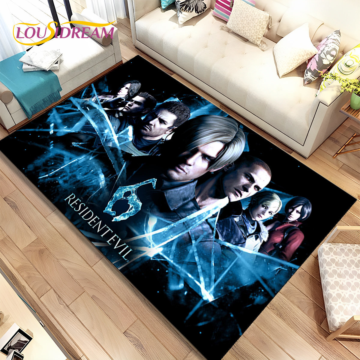 3D R-Resident Evil Games Gamer - đánh giá và giá Retro Gaming Rug