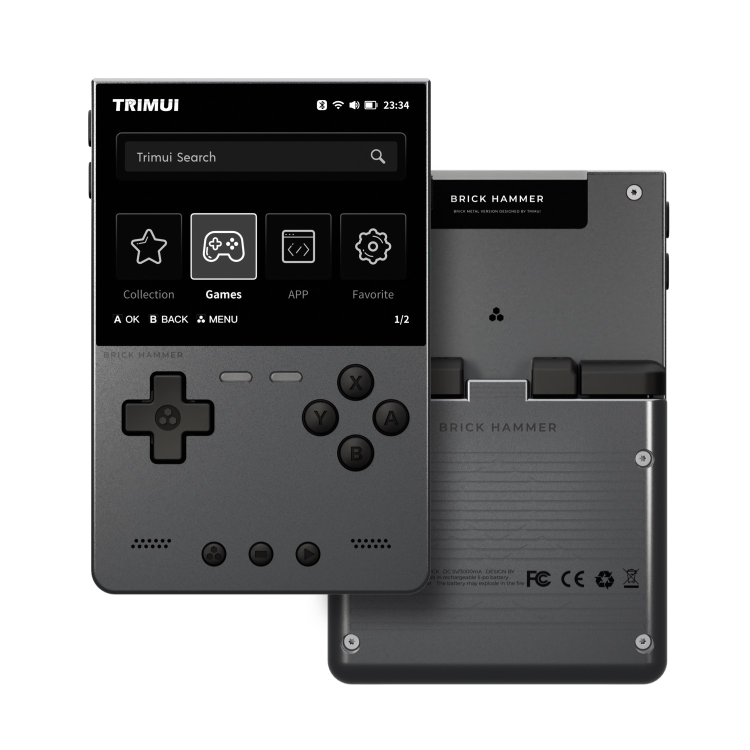 TRIMUI BRICK HAMMER Retro Hand - đánh giá và giá Retro Gaming Phone