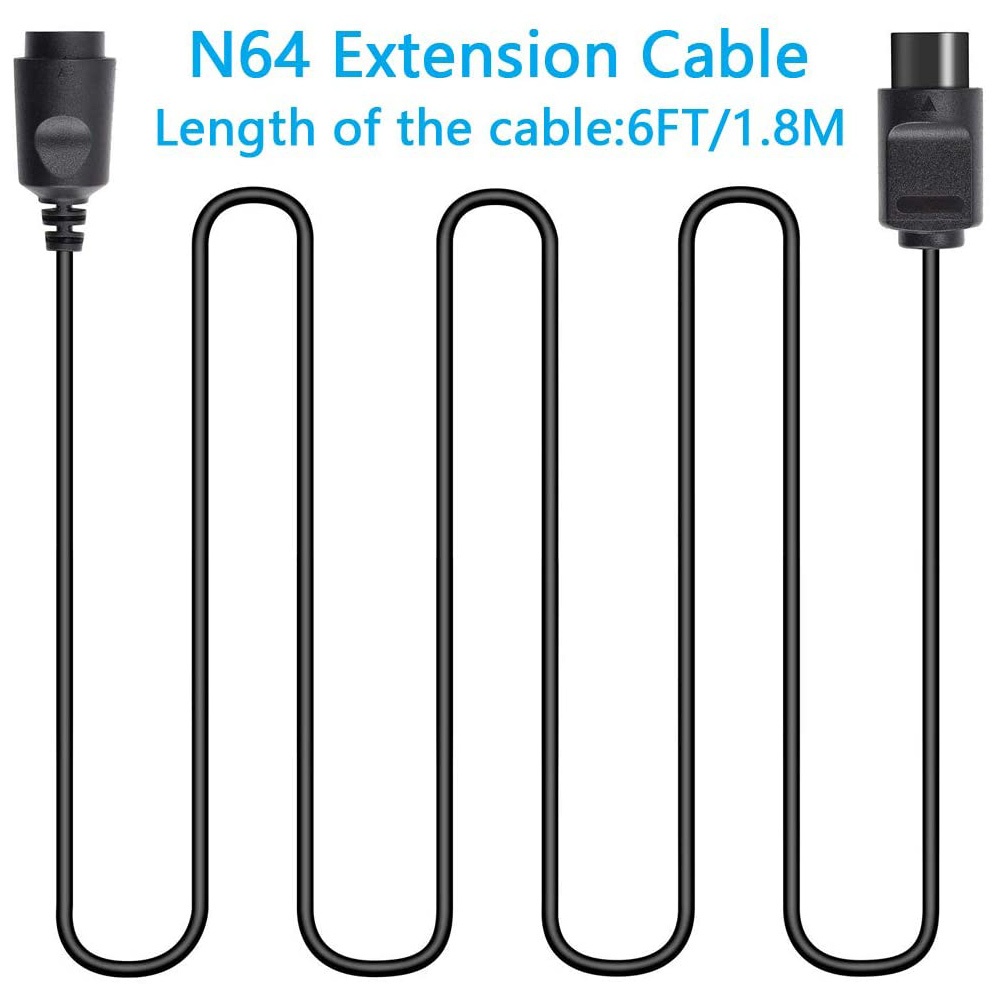 4 Pack 6Ft N64 Controller Exte - đánh giá và giá Controller Extension Cord