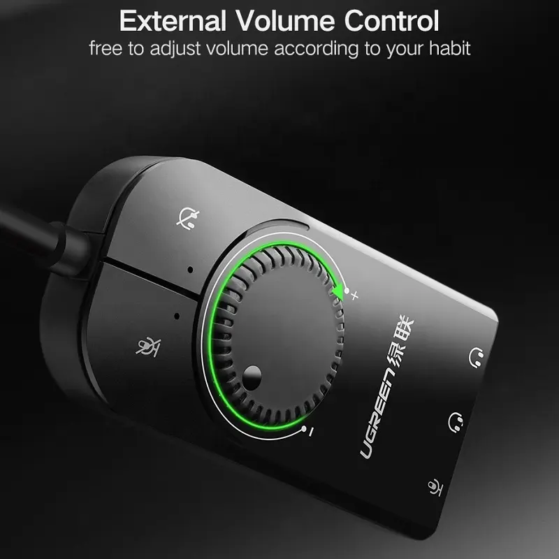 UGREEN USB Sound Card External - đánh giá và giá Controller Adapter Usb
