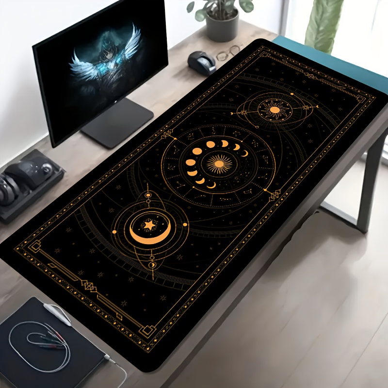Golden Retro Zodiac Astrology  - đánh giá và giá Retro Gaming Desk Setup