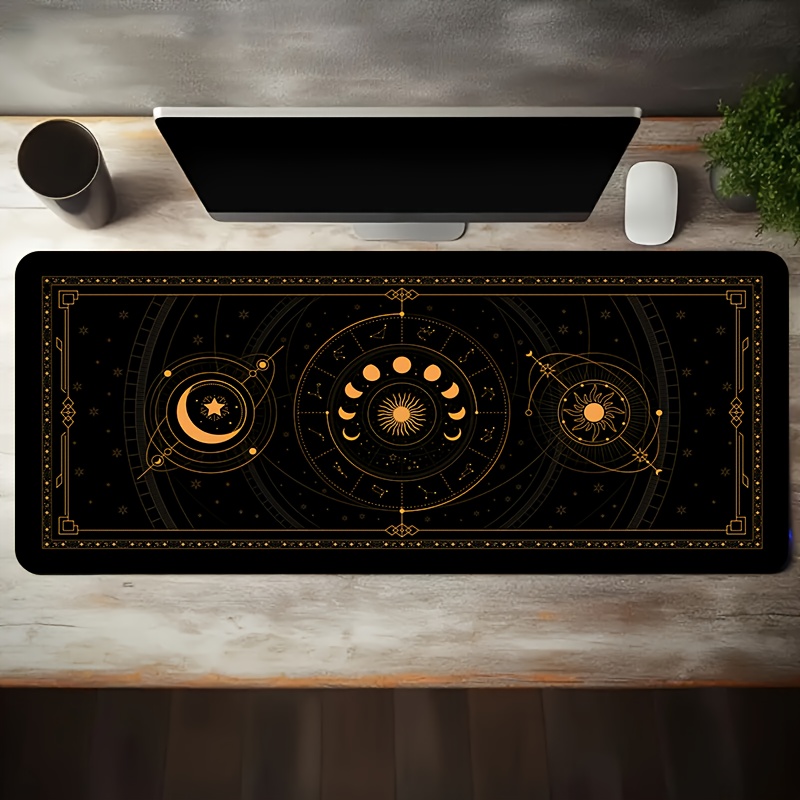 Golden Retro Zodiac Astrology  - đánh giá và giá Retro Gaming Desk Setup